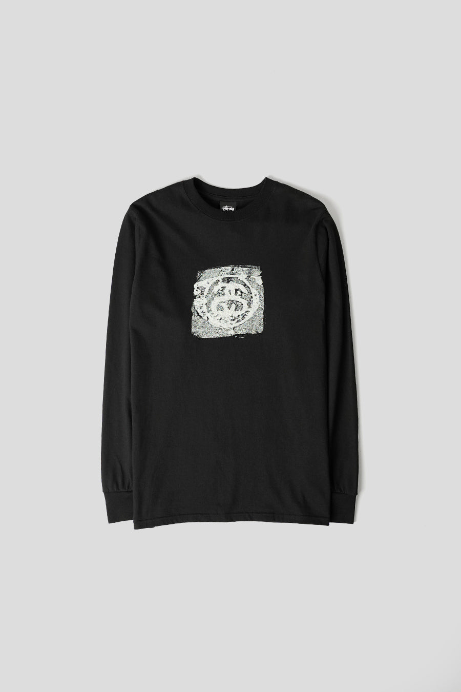 Stussy - T-SHIRT À MANCHES LONGUES MONO NOIR - LE LABO STORE