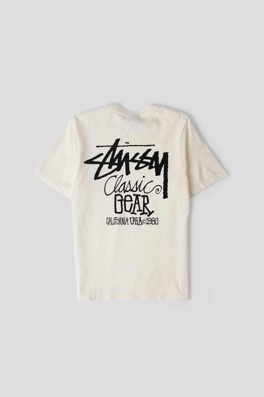 Stussy - NATURAL WHITE CLASSIC GEAR T-SHIRTS - LE LABO STORE