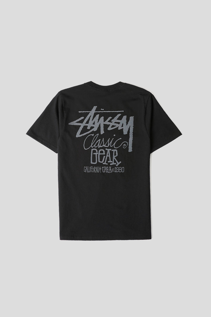 Stussy - T-SHIRT CLASSIC GEAR NOIR - LE LABO STORE