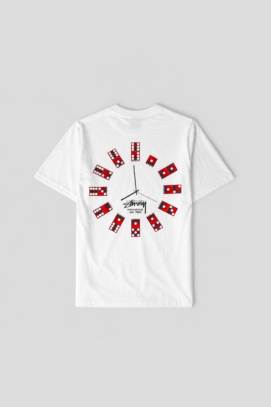 Stussy - T-SHIRT DICE CLOCK BLANC - LE LABO STORE