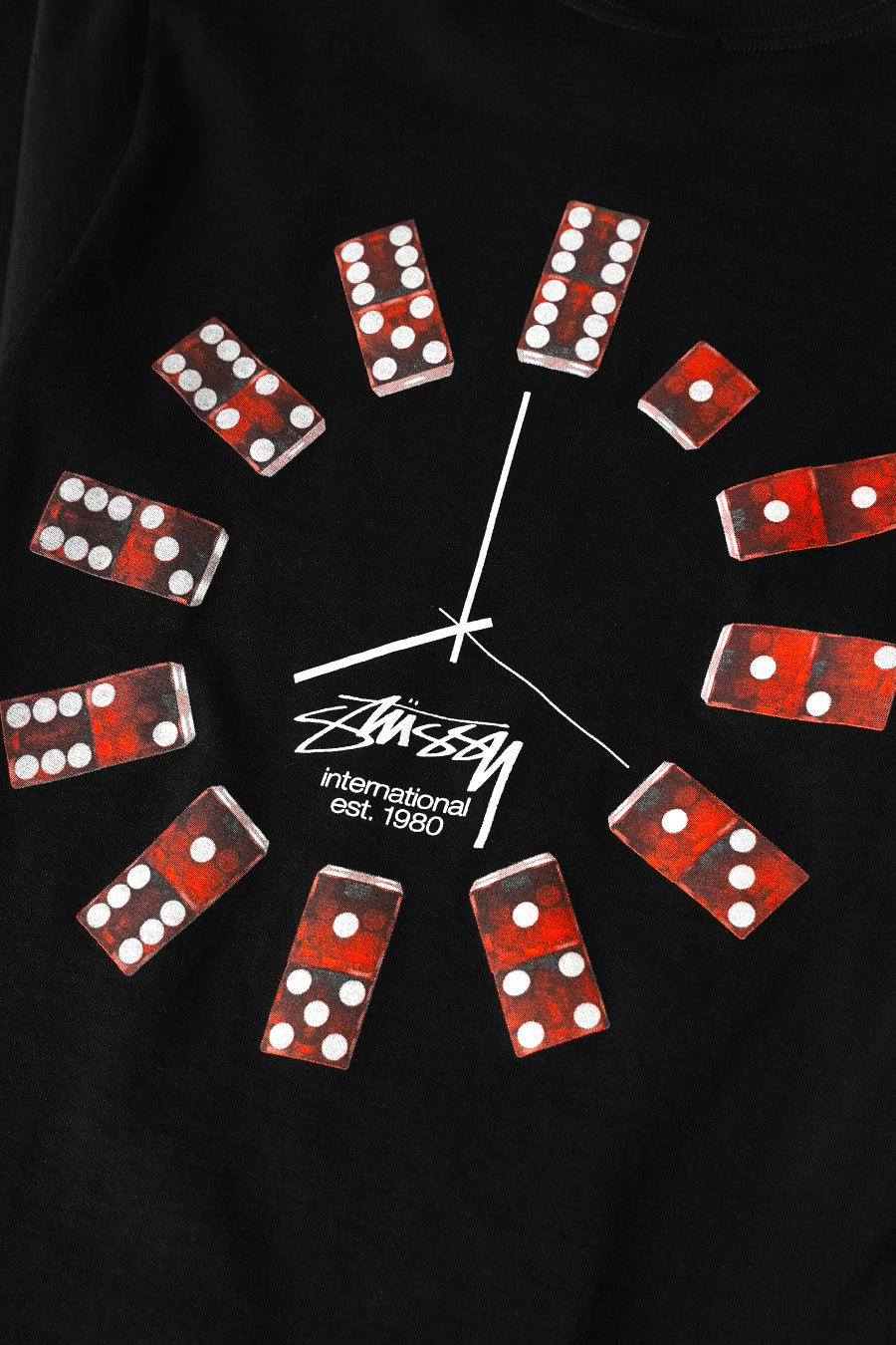 Stussy - T-SHIRT DICE CLOCK NOIR - LE LABO STORE