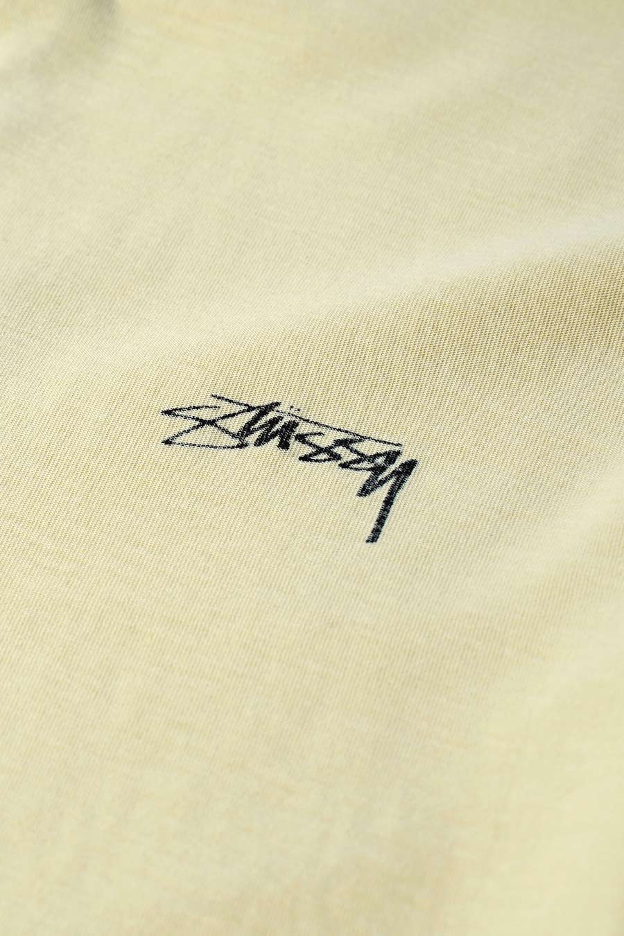 Stussy - PALE YELLOW INSIDE OUT CREW T-SHIRT – LE LABO STORE