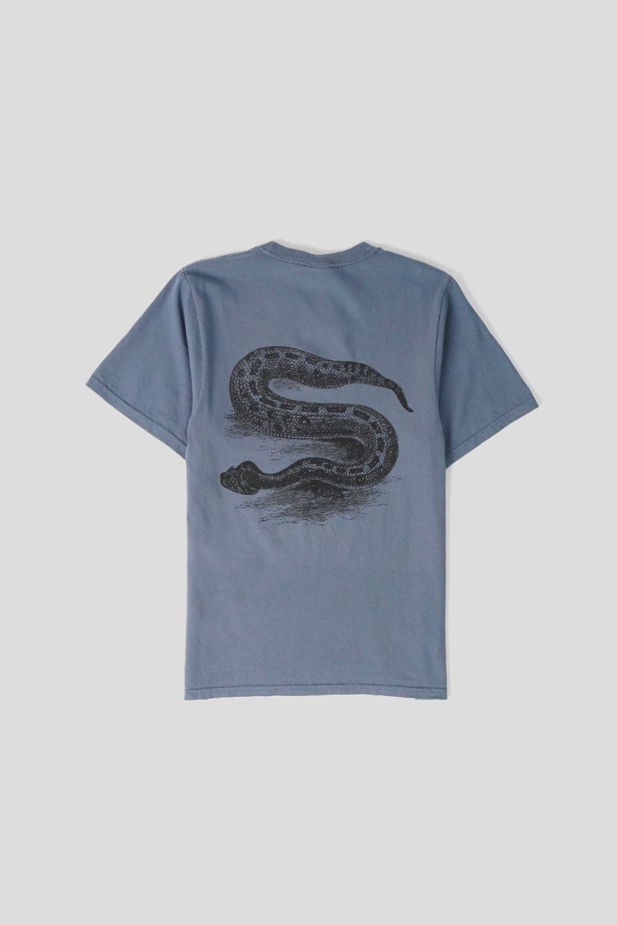 Stussy - T-SHIRT SERPENT PIG. DYED BLEU MARINE - LE LABO STORE
