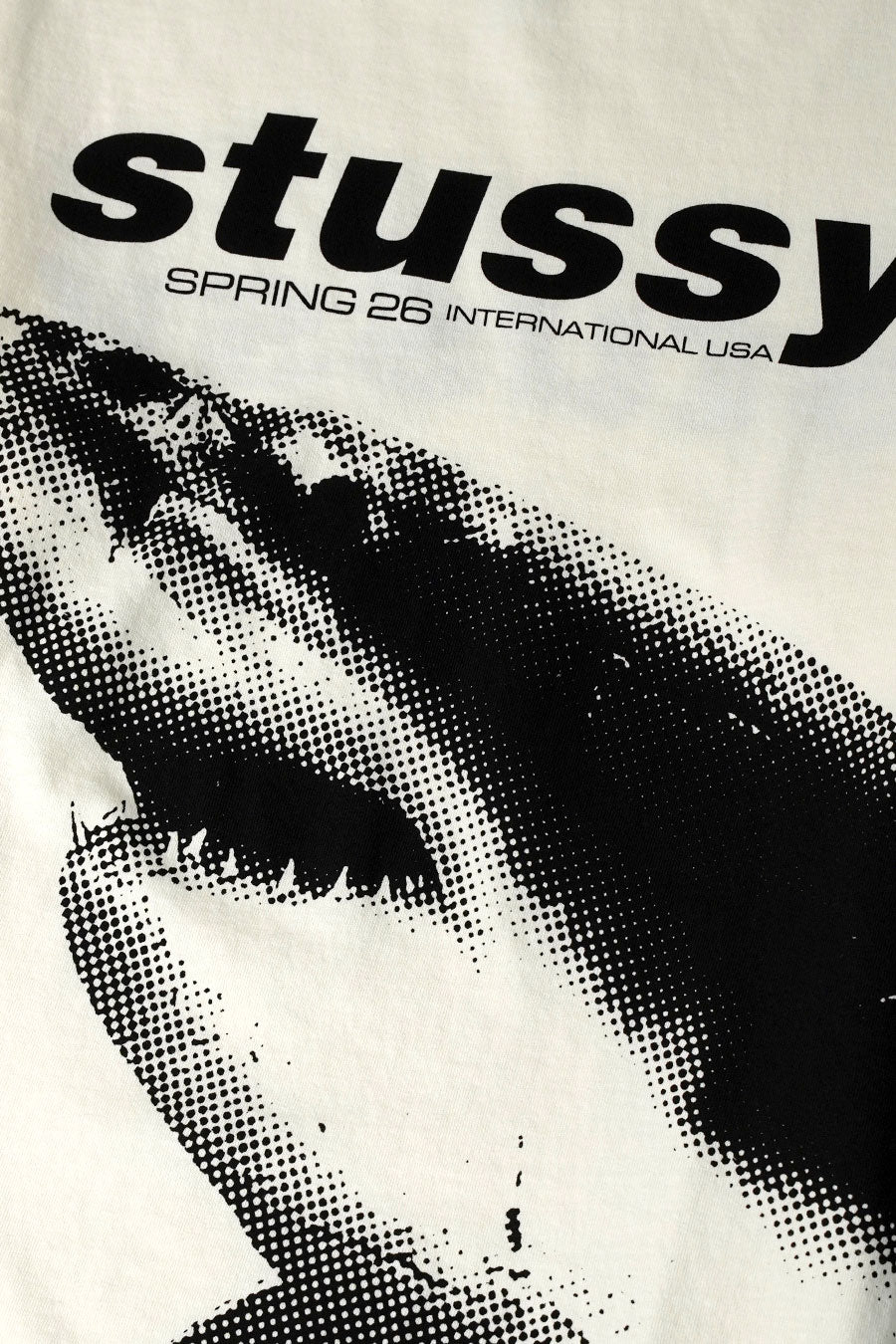 Stussy - NATURAL WHITE SHARK PIG. DYED T-SHIRT - LE LABO STORE