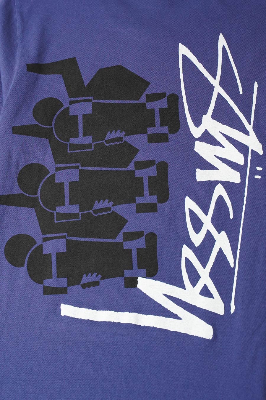 Stussy - INDIGO SKATE STACK PIG. DYED T-SHIRT - LE LABO STORE