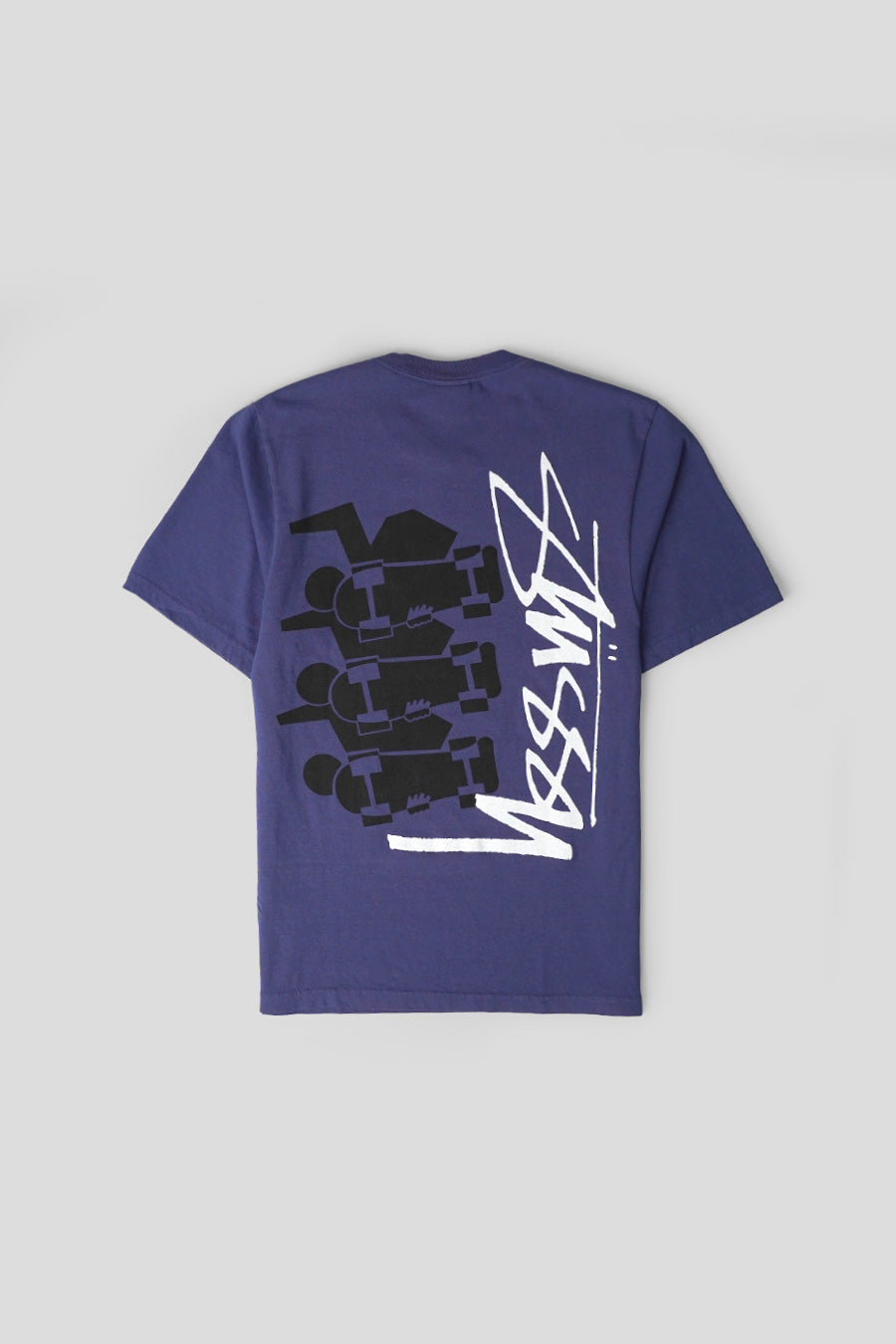 Stussy - INDIGO SKATE STACK PIG. DYED T-SHIRT - LE LABO STORE
