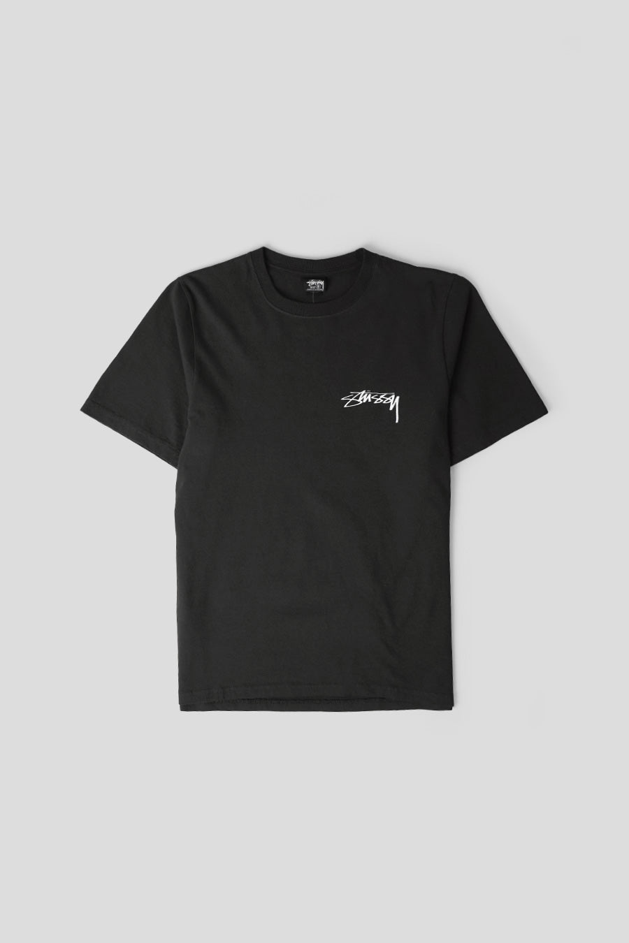 Stussy - FADED BLACK SKATE STACK PIG. DYED T-SHIRT - LE LABO STORE
