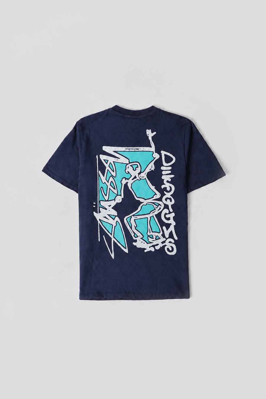 Stussy - T-SHIRT SMOOTH SK8 BLEU MARINE - LE LABO STORE