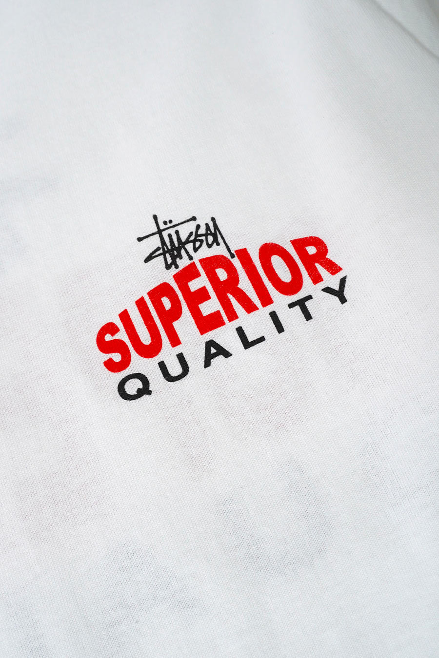 Stussy - T-SHIRT SUPERIOR QUALITY BLANC - LE LABO STORE