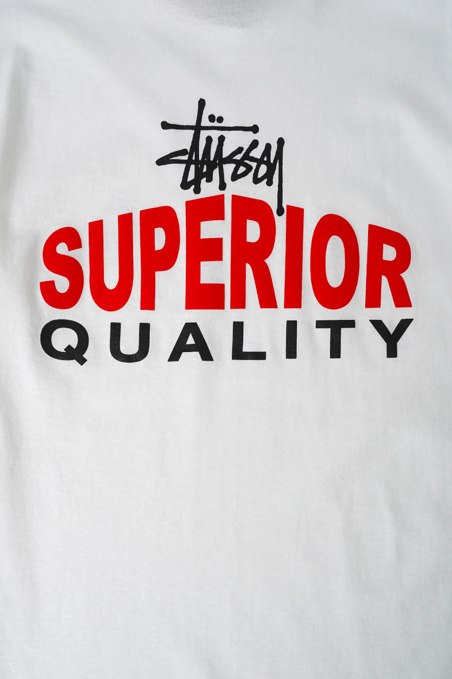 Stussy - WHITE SUPERIOR QUALITY T-SHIRT - LE LABO STORE