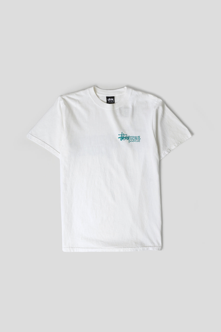 Stussy - T-SHIRT SUPERIOR QUALITY BLANC NATUREL - LE LABO STORE