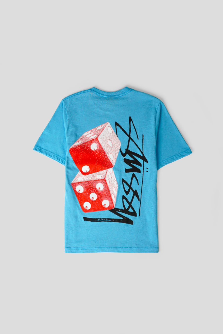 Stussy - T-SHIRT TALL DICE BLEU CIEL - LE LABO STORE