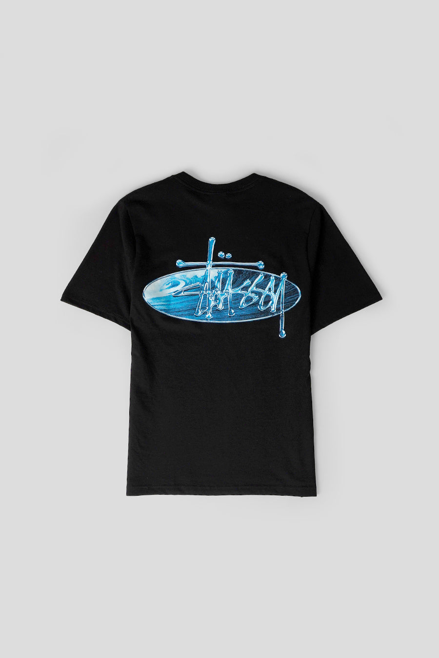 Stussy - T-SHIRT WAVE OVAL NOIR - LE LABO STORE