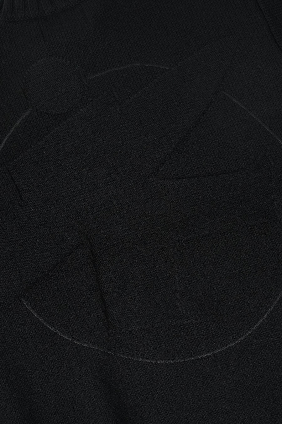 Stussy - TRICOT TONAL NECK NOIR - LE LABO STORE