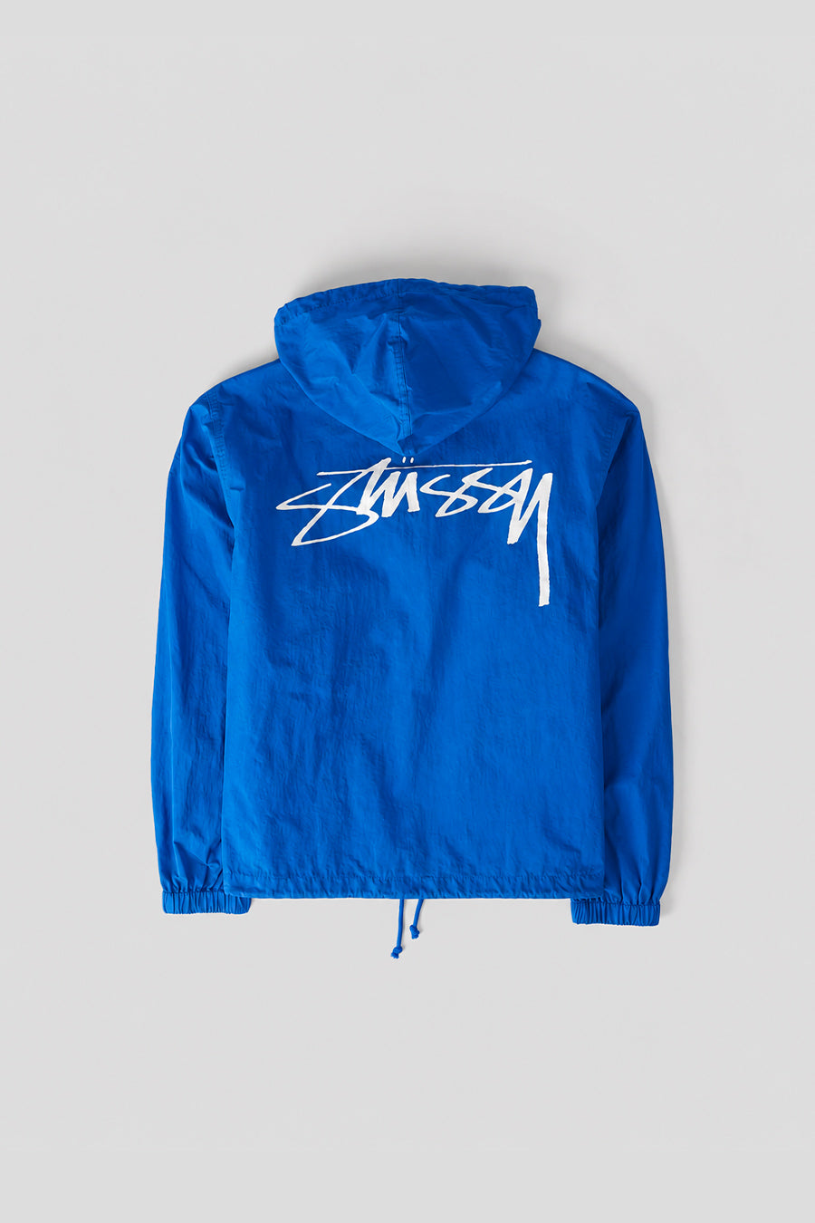 Stussy - VESTE BEACH SHELL COTTON WAX BLEUE - LE LABO STORE