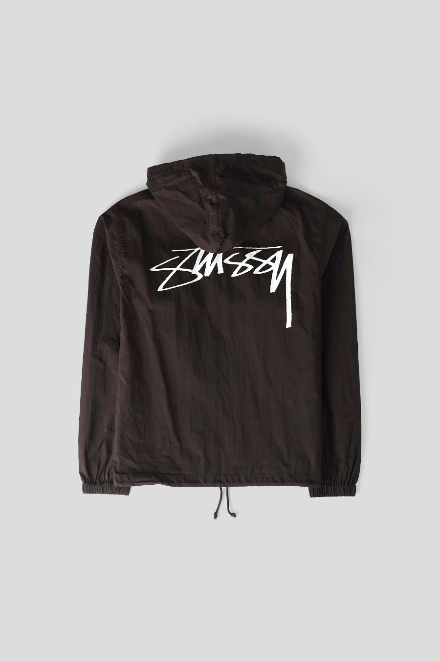 Stussy - VESTE BEACH SHELL COTTON WAX MARRON - LE LABO STORE