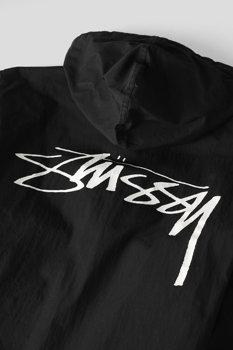 Stussy - VESTE BEACH SHELL COTTON WAX NOIRE - LE LABO STORE