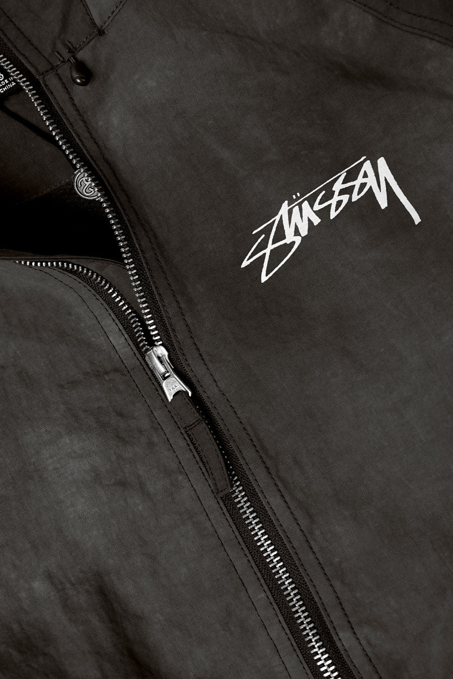 Stussy - VESTE BEACH SHELL WAVE DYE NOIRE - LE LABO STORE