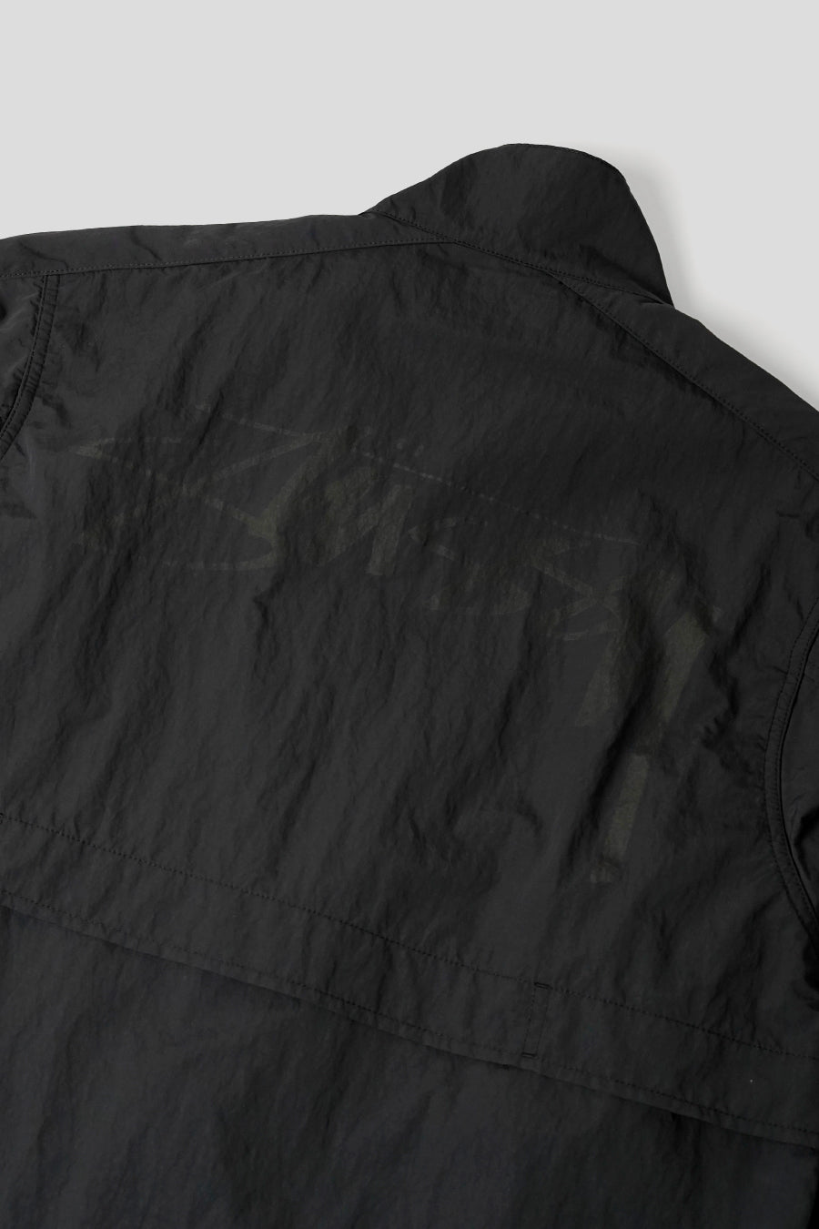 Stussy - VESTE LIGHTWEIGHT MOCK NOIRE - LE LABO STORE