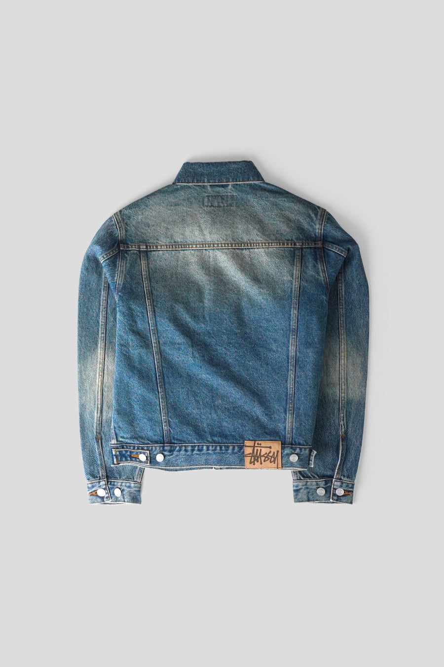 Stussy - VESTE TRUCKER DENIM WASH INDIGO - LE LABO STORE