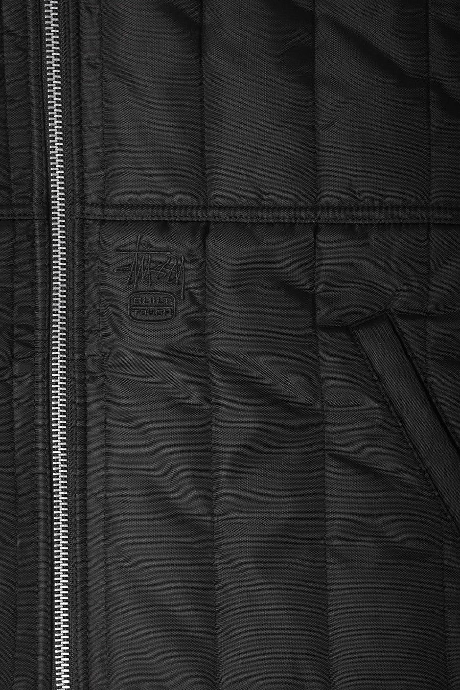 Stussy - VESTE WORK QUILTED NYLON NOIRE - LE LABO STORE