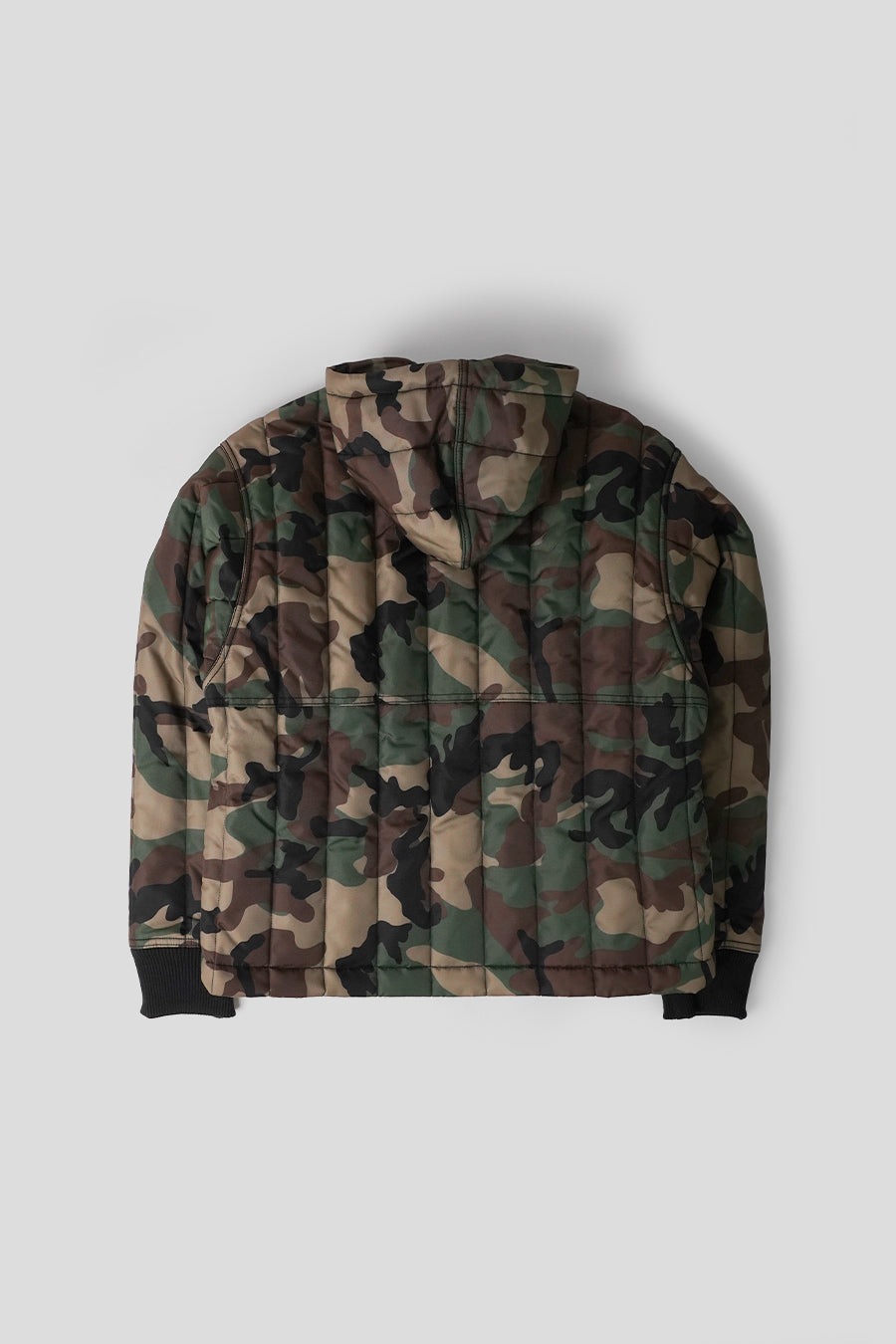 Stussy - VESTE WORK QUILTED NYLON WOODLAND CAMO - LE LABO STORE
