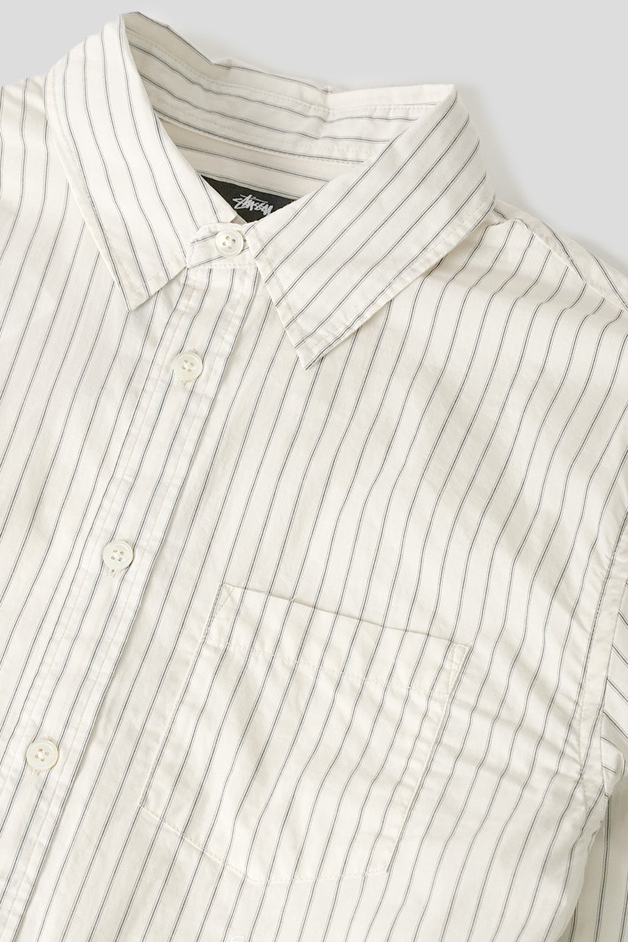 Stussy - CHEMISE MANCHES LONGUES STANDARD BLANCHE - LE LABO STORE