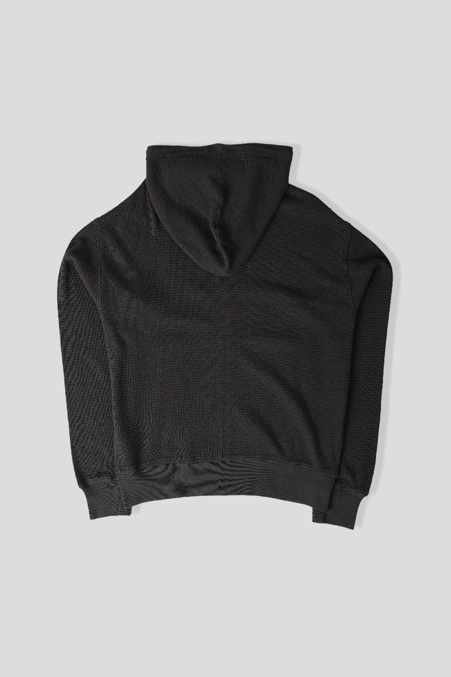 Stussy - HOODIE LIGHT WEIGHT THERMAL NOIR DÉLAVÉ - LE LABO STORE
