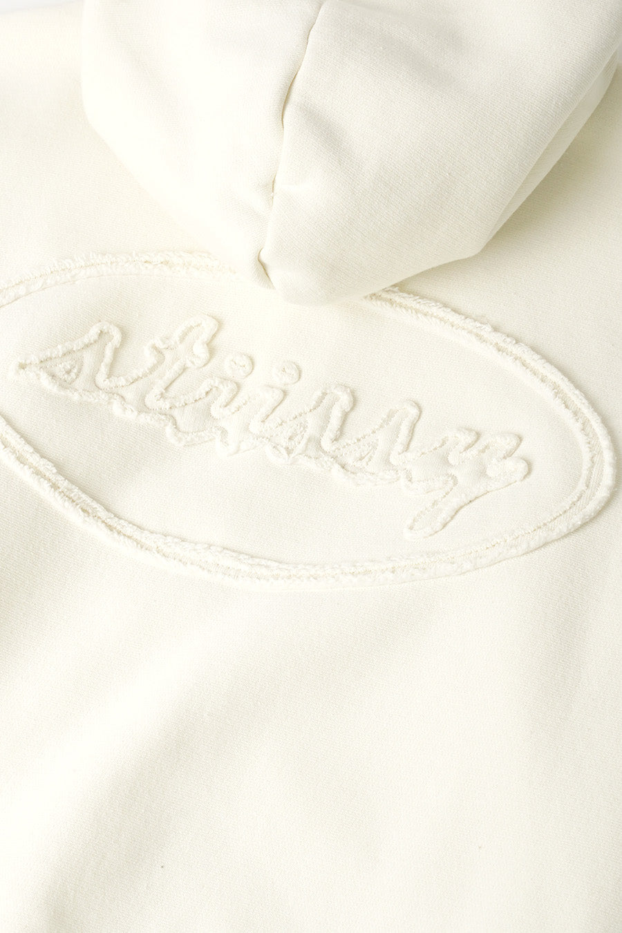 Stussy - HOODIE ZIP CURSIVE APPLIQUE NATURAL - LE LABO STORE