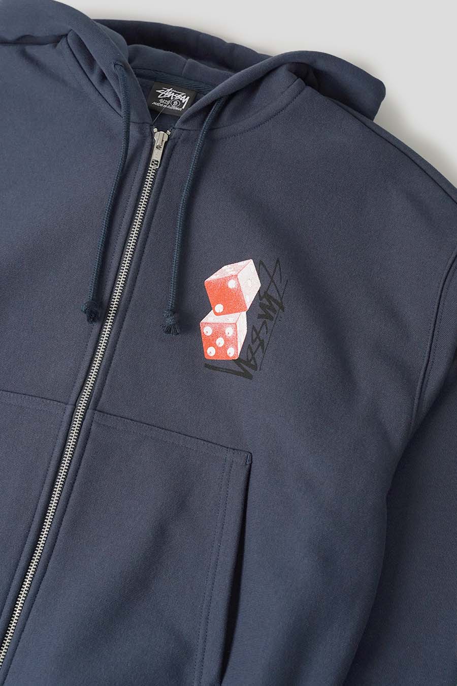 Stussy - HOODIE ZIP TALL DICE BLEU MARINE - LE LABO STORE