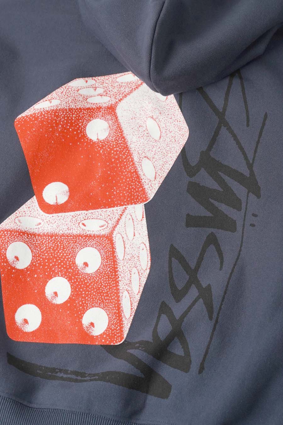 Stussy - HOODIE ZIP TALL DICE BLEU MARINE - LE LABO STORE