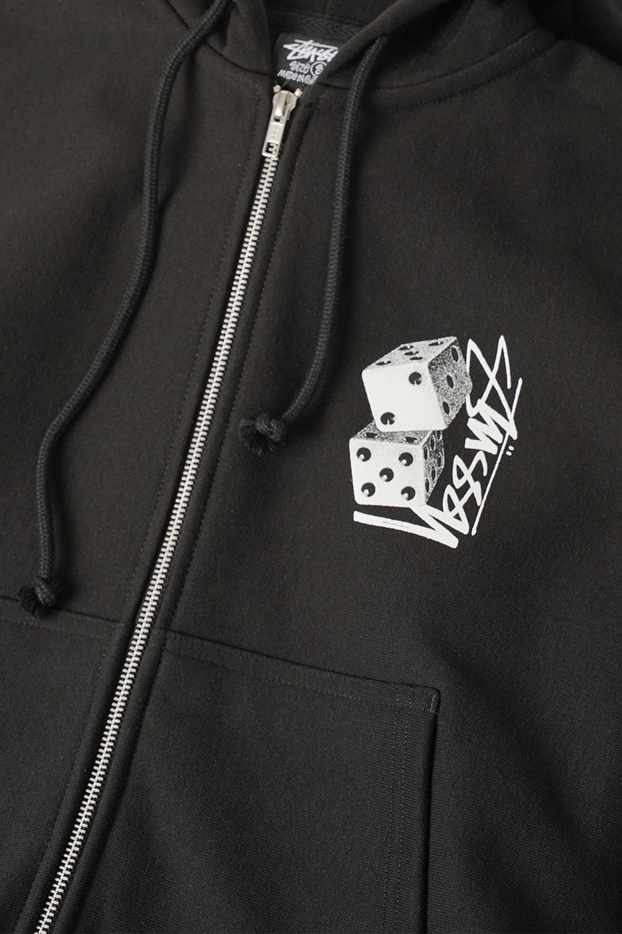 Stussy - HOODIE ZIP TALL DICE NOIR - LE LABO STORE