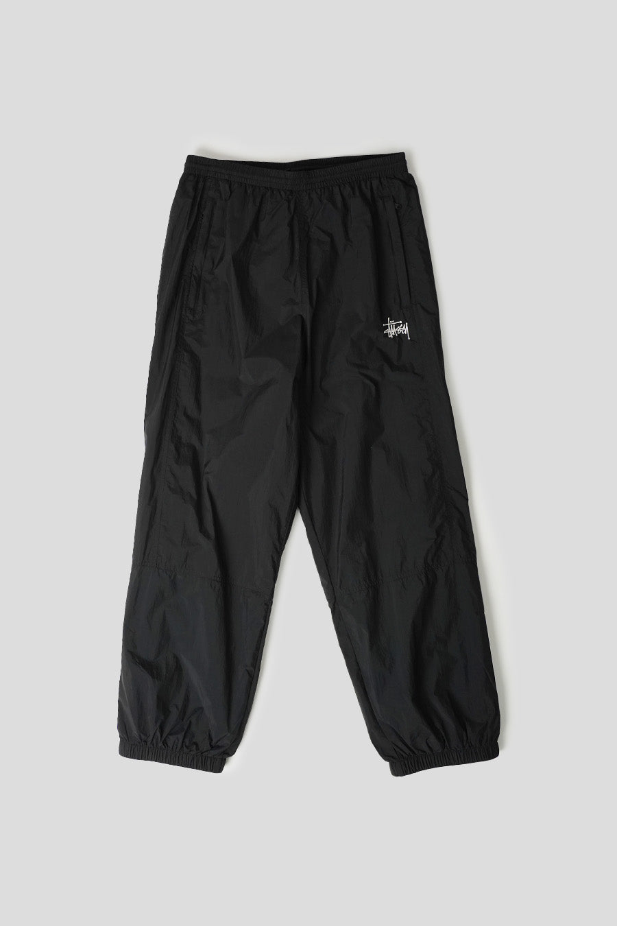 Stussy - BLACK NYLON TRACK PANT - LE LABO STORE