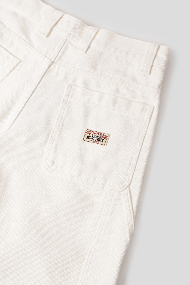 Stussy - SHORT WORK CANVAS BONE - LE LABO STORE