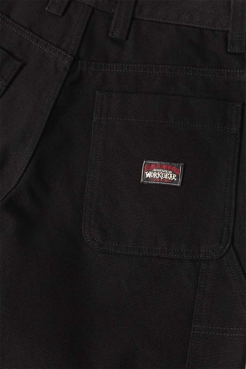 Stussy - BLACK WORK CANVAS SHORT - LE LABO STORE