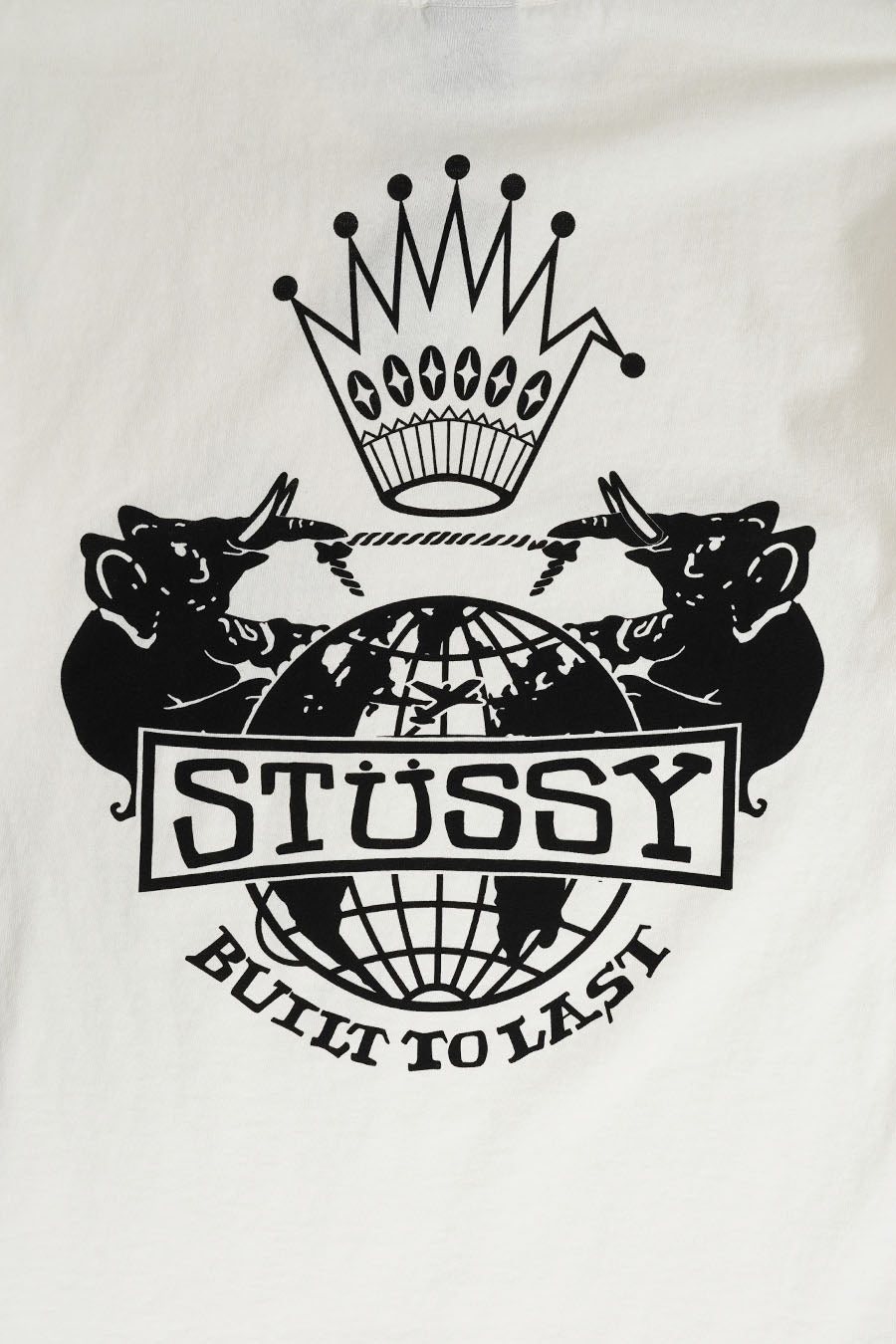 Stussy - T-SHIRT BUILT TO LAST PIG. DYED BLANC NATUREL - LE LABO STORE