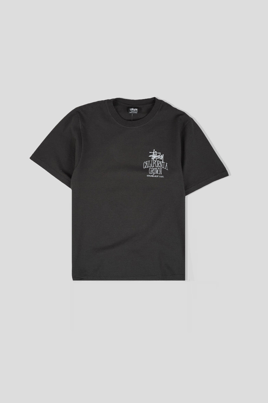 Stussy - T-SHIRT CALI GROWN PIG. DYED NOIR DÉCOLORÉ - LE LABO STORE