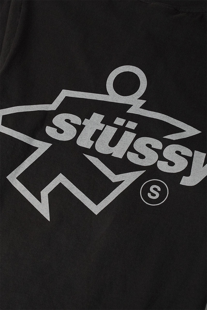Stussy - FADED BLACK SURF SIZE PIG. DYED T-SHIRT – LE LABO STORE