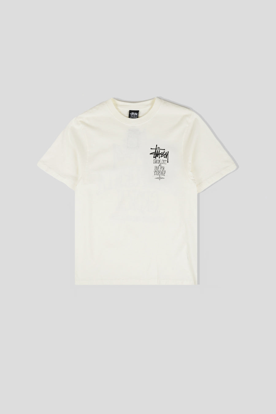 Stussy - T-SHIRT SWIM OUT PIG. DYED BLANC NATUREL - LE LABO STORE