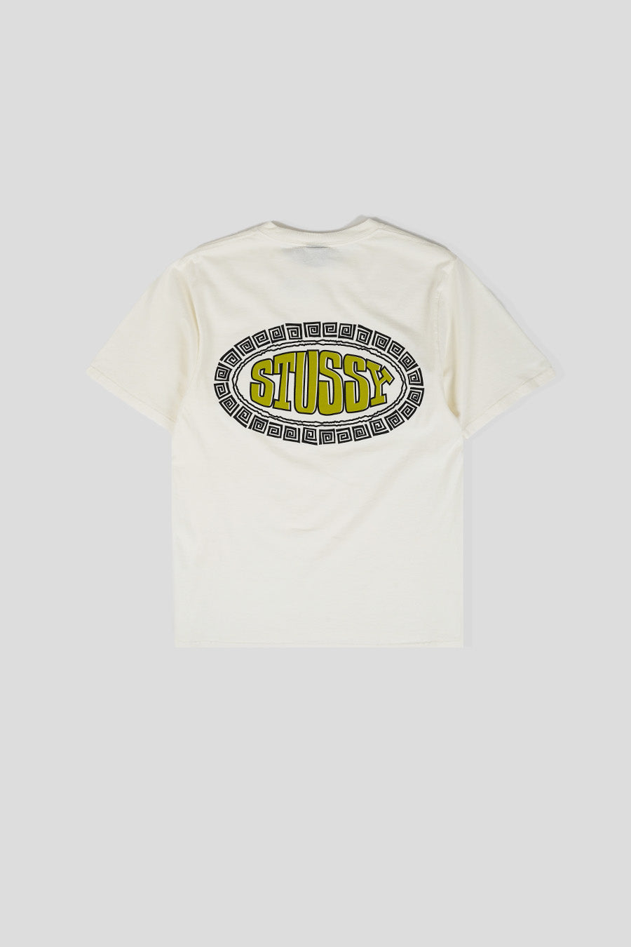 Stussy - T-SHIRT TILE OVAL PIG. DYED BLANC NATUREL - LE LABO STORE