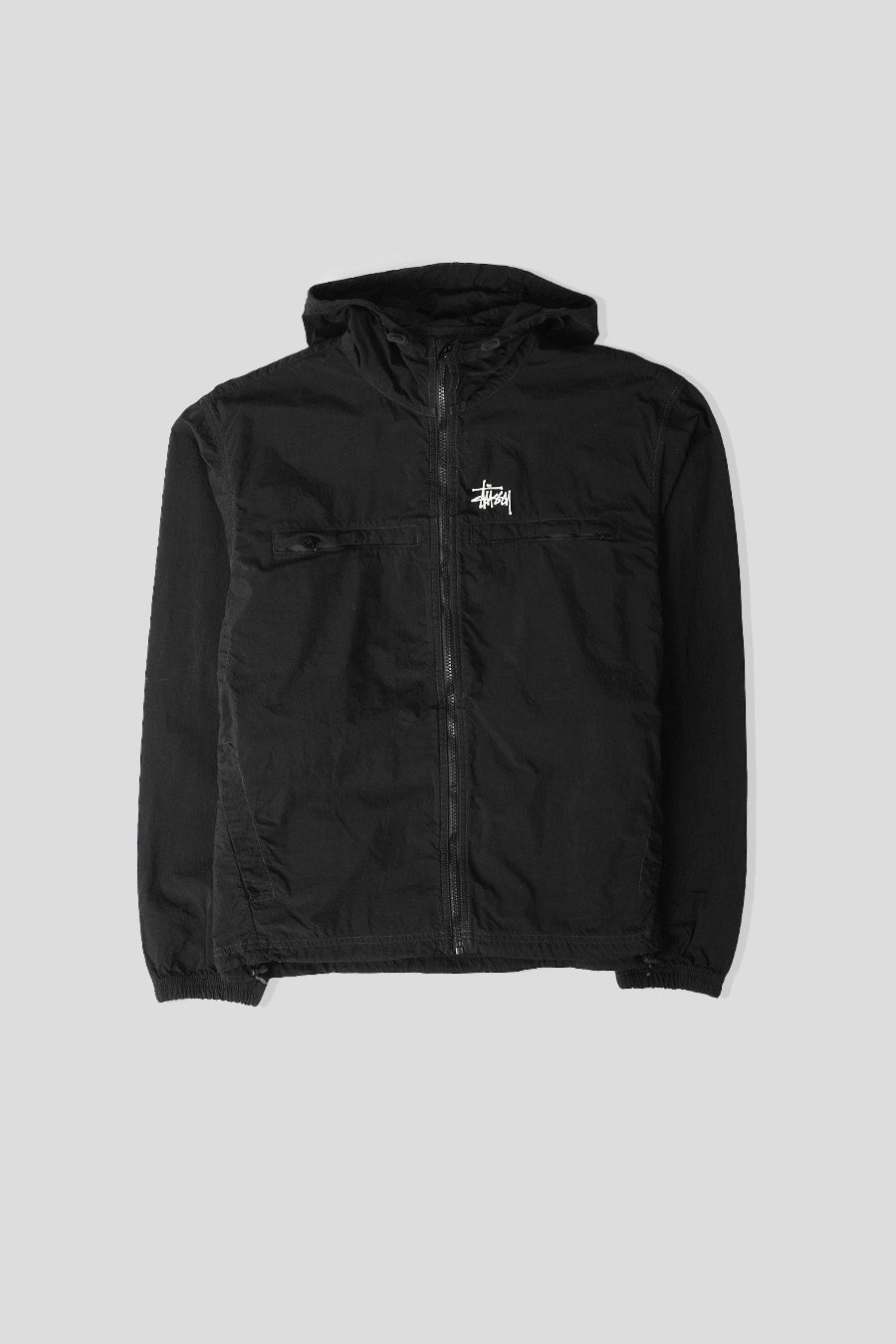 Stussy - VESTE LIGHTWEIGHT HOODED NOIRE - LE LABO STORE