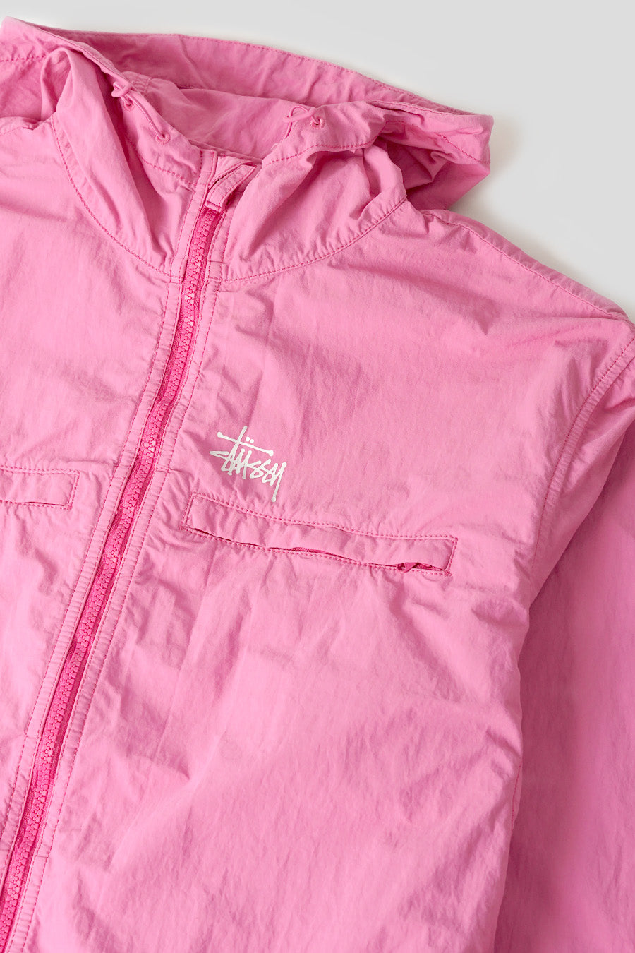 Stussy - PINK LIGHTWEIGHT HOODED JACKET - LE LABO STORE
