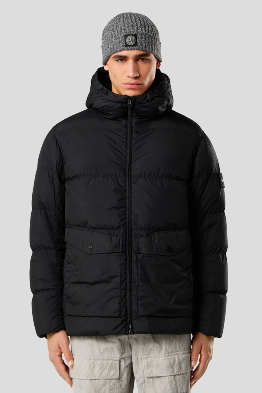 Stone Island - DOUDOUNE CRINKLE REPS NY NOIR - LE LABO STORE