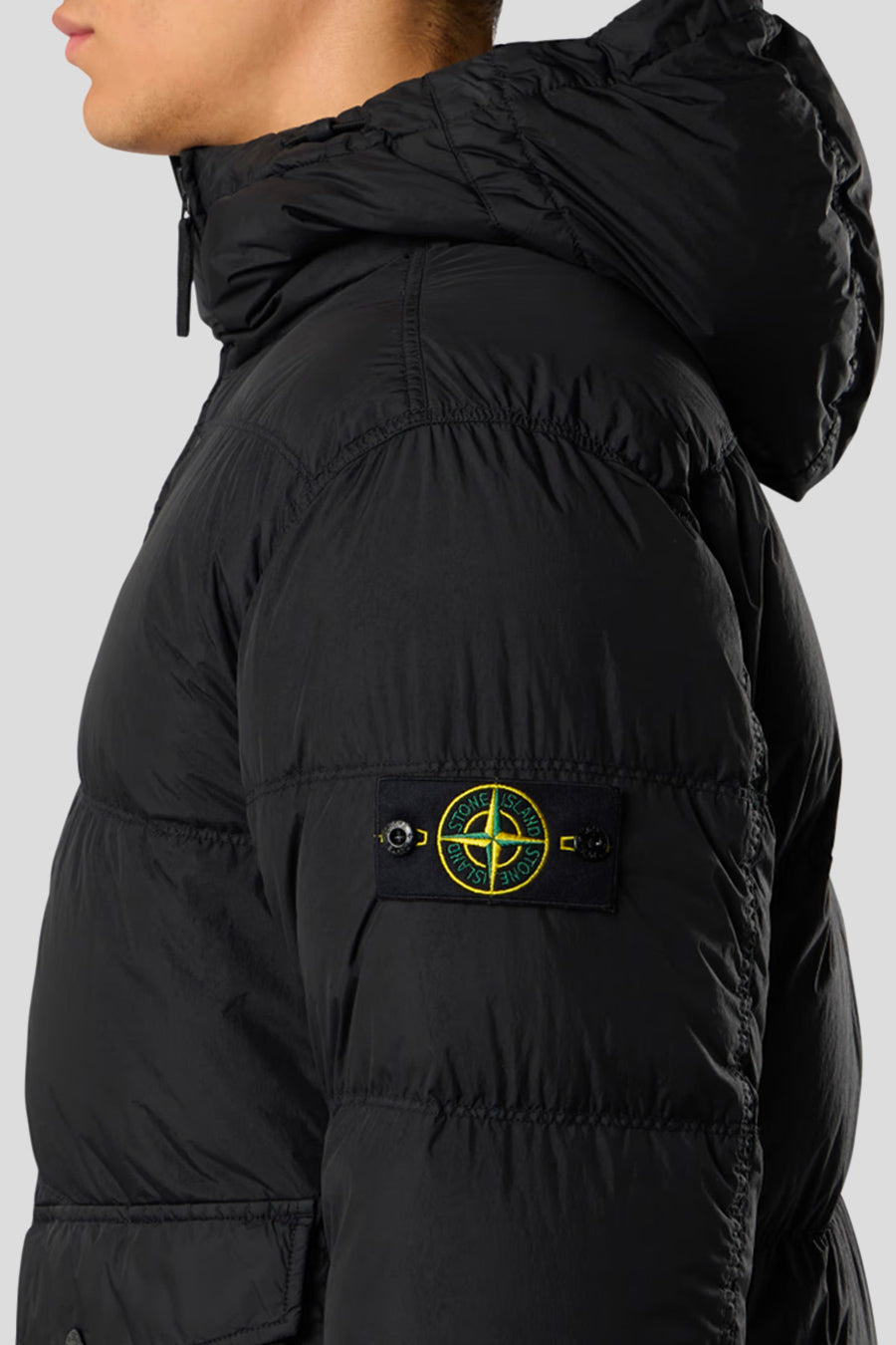 Stone Island - DOUDOUNE CRINKLE REPS NY NOIR - LE LABO STORE
