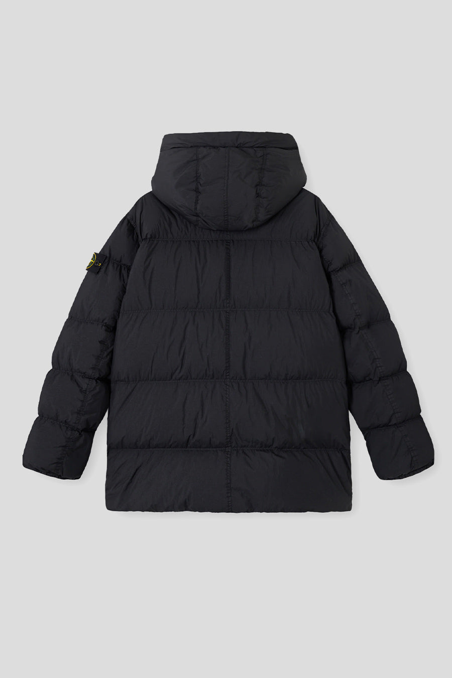 Stone Island - BLACK GARMENT DYED CRINKLE REP NY BLACK DOWN JACKET - LE LABO STORE