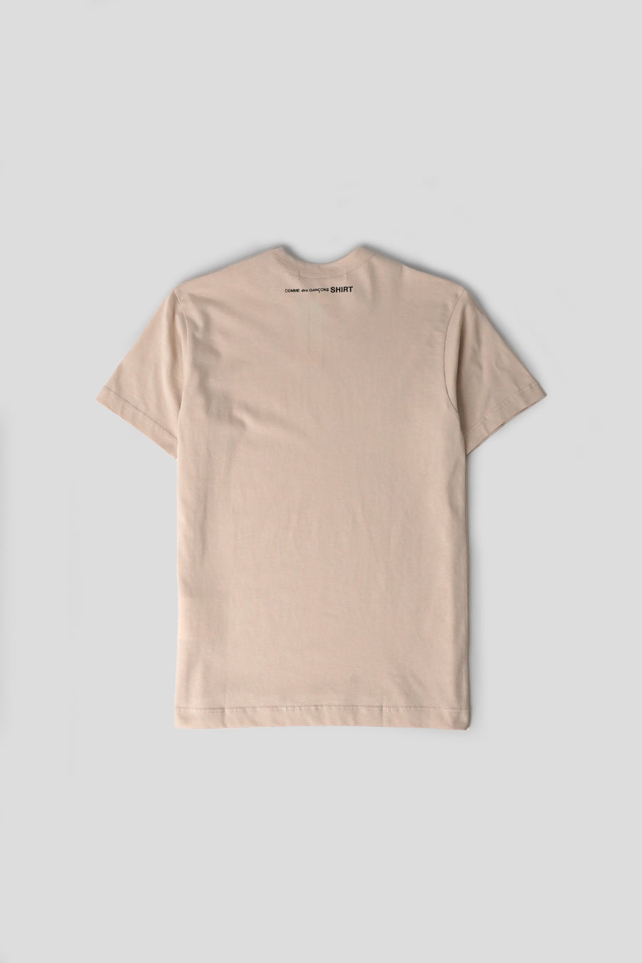 Comme des garçons SHIRT BEIGE LOGO BACK CDG SHIRT T-SHIRT – LE