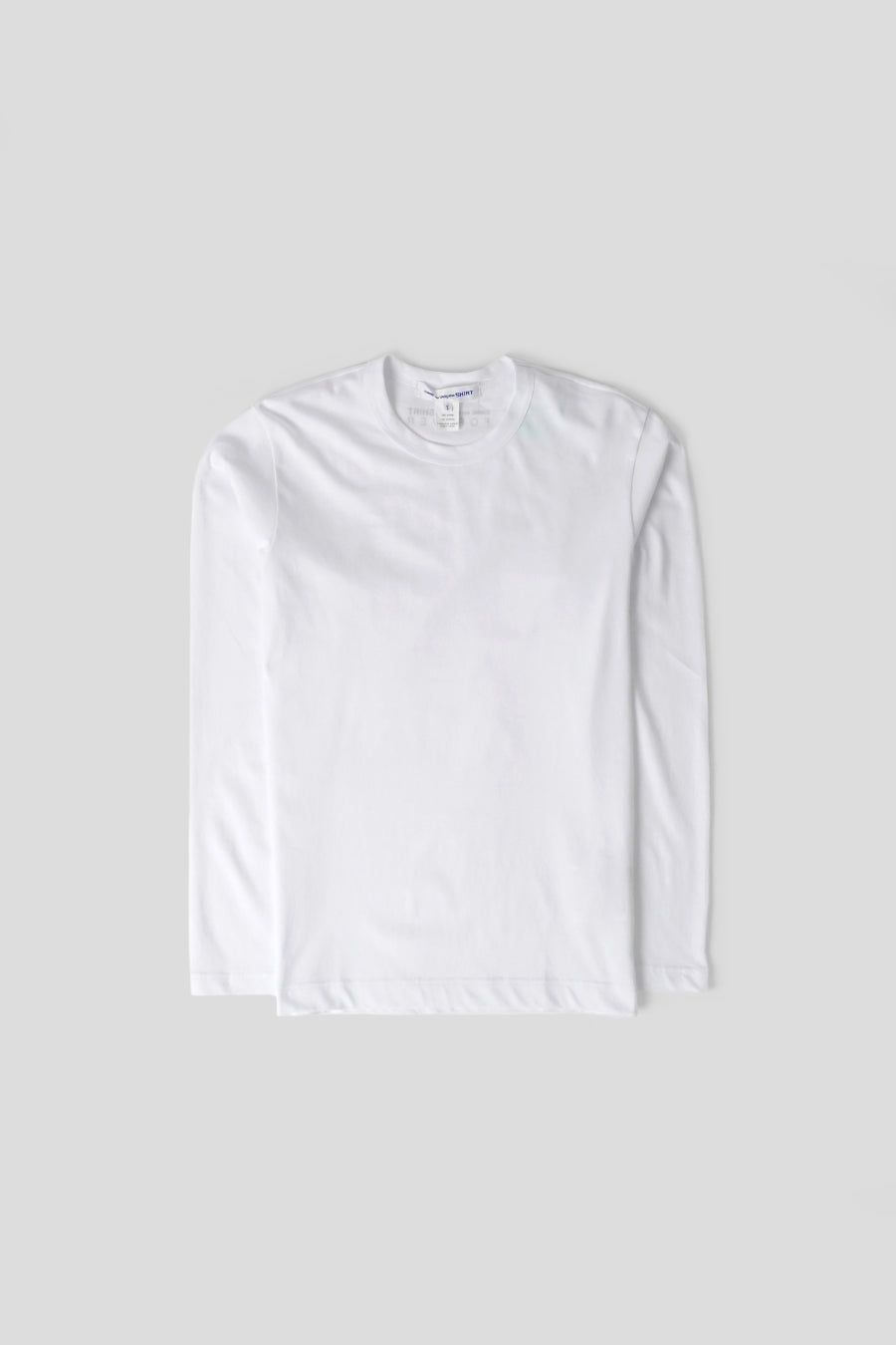 Comme des garçons SHIRT - T-SHIRT MANCHES LONGUES CDG SHIRT FOREVER BLANC - LE LABO STORE