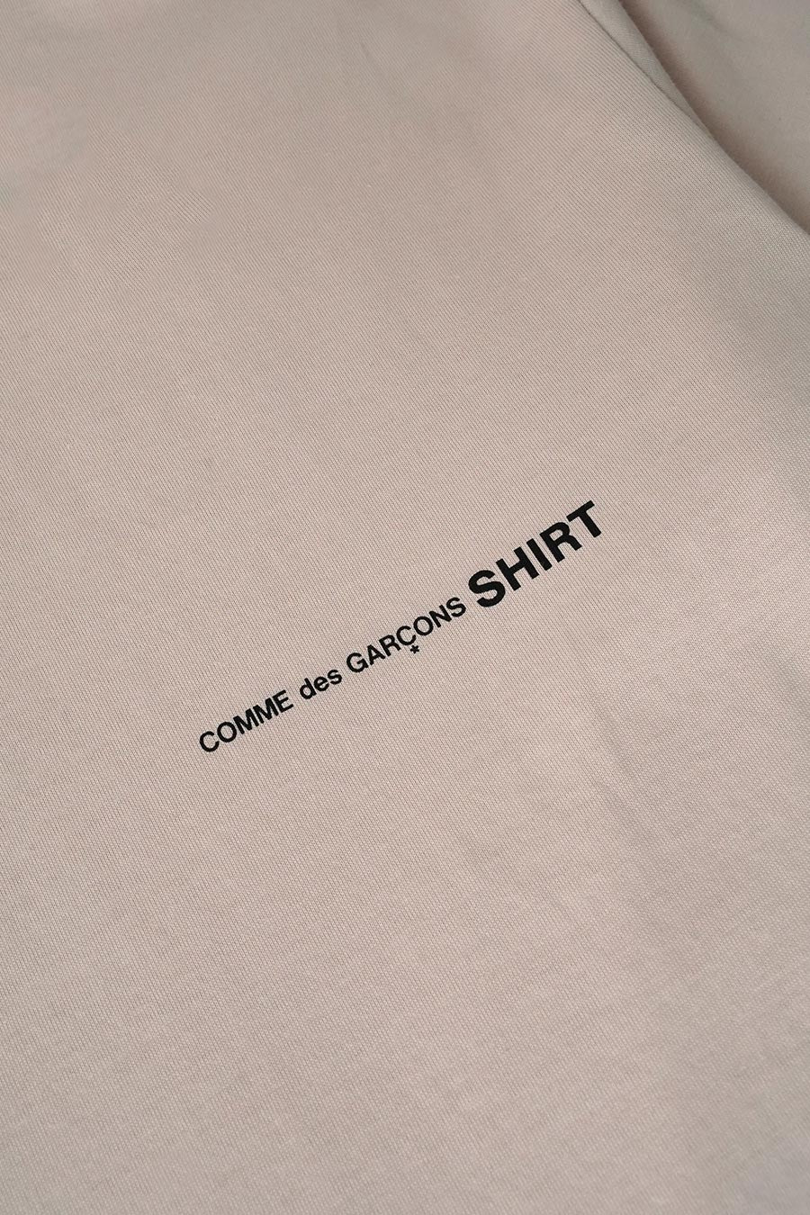 Comme des garçons SHIRT T-SHIRT OVERSIZE LOGO CDG SHIRT BEIGE