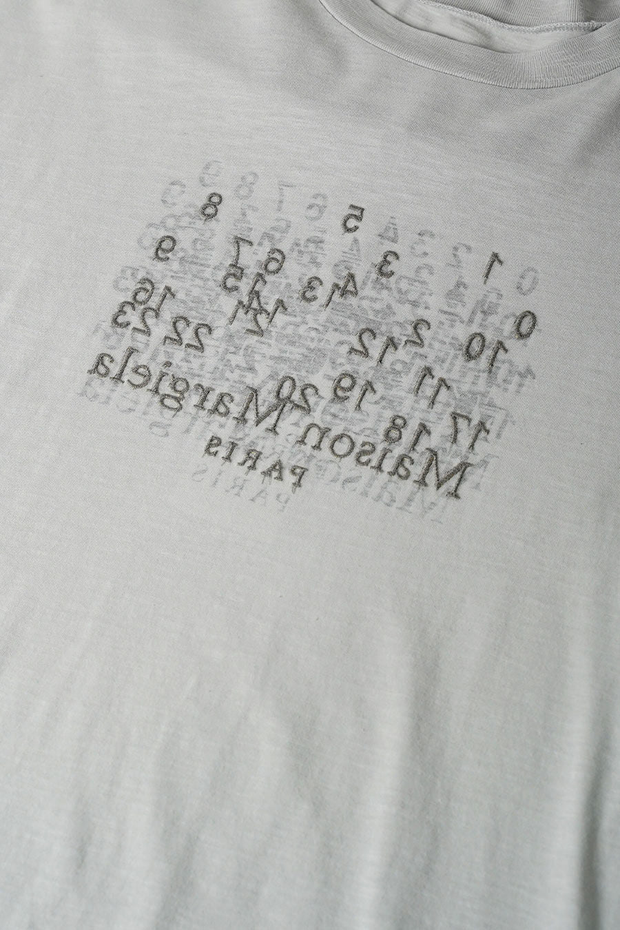 Maison Margiela - T-SHIRT NUMERICAL GRIS - LE LABO STORE