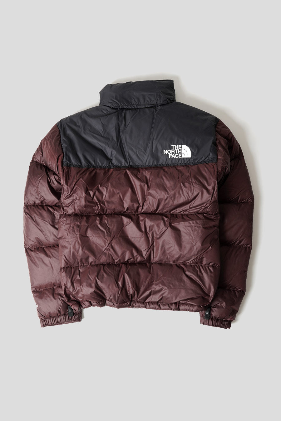 The North Face 1996 RETRO NUPTSE COAL BROWN AND TNF BLACK JACKET